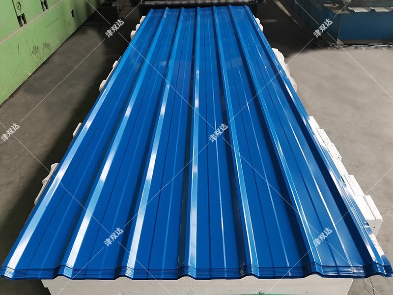 蓝色YX15-150-900型彩钢压型板津双达